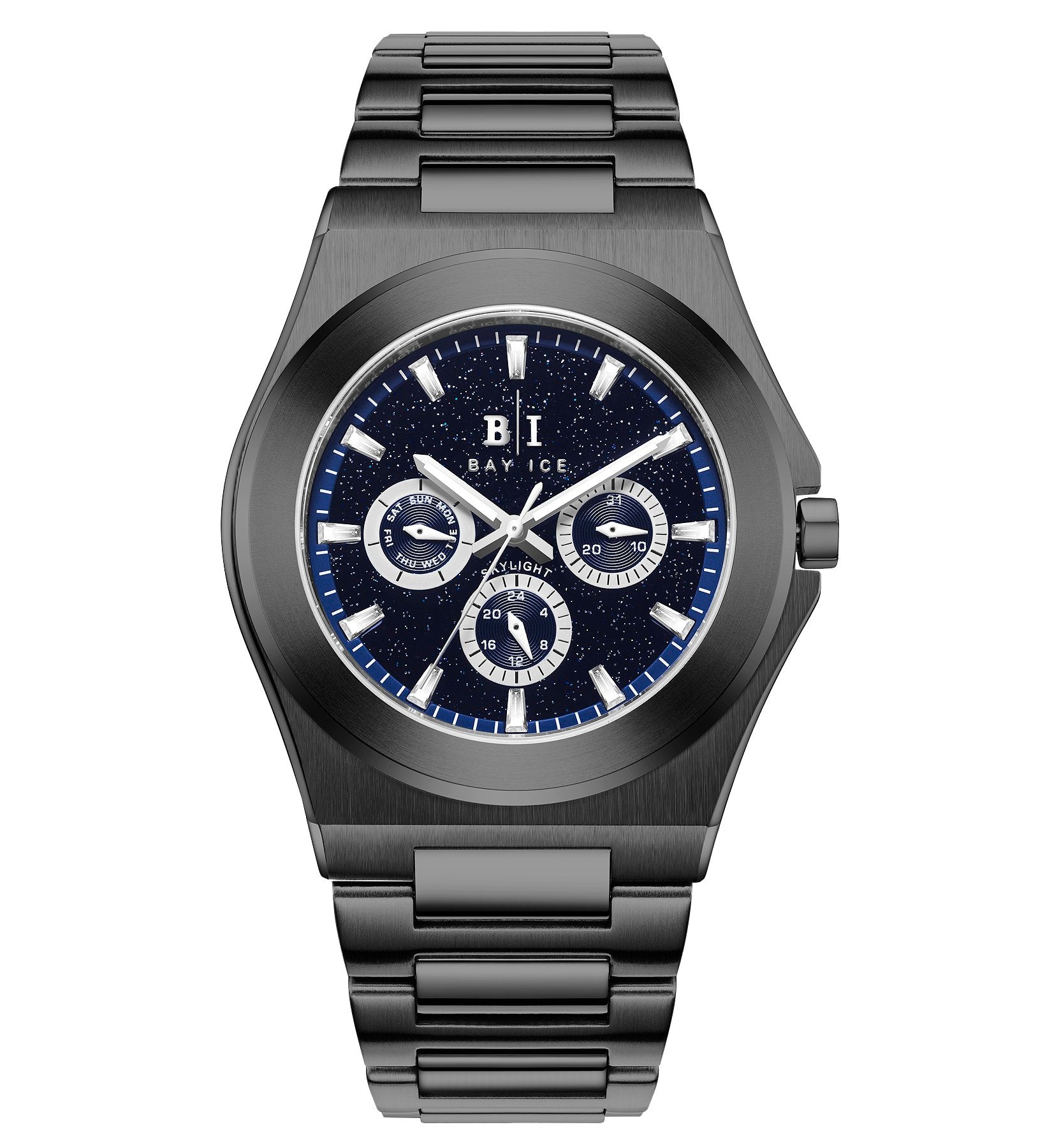 Bay Ice Skylight Stardust Watch - All Black Dial