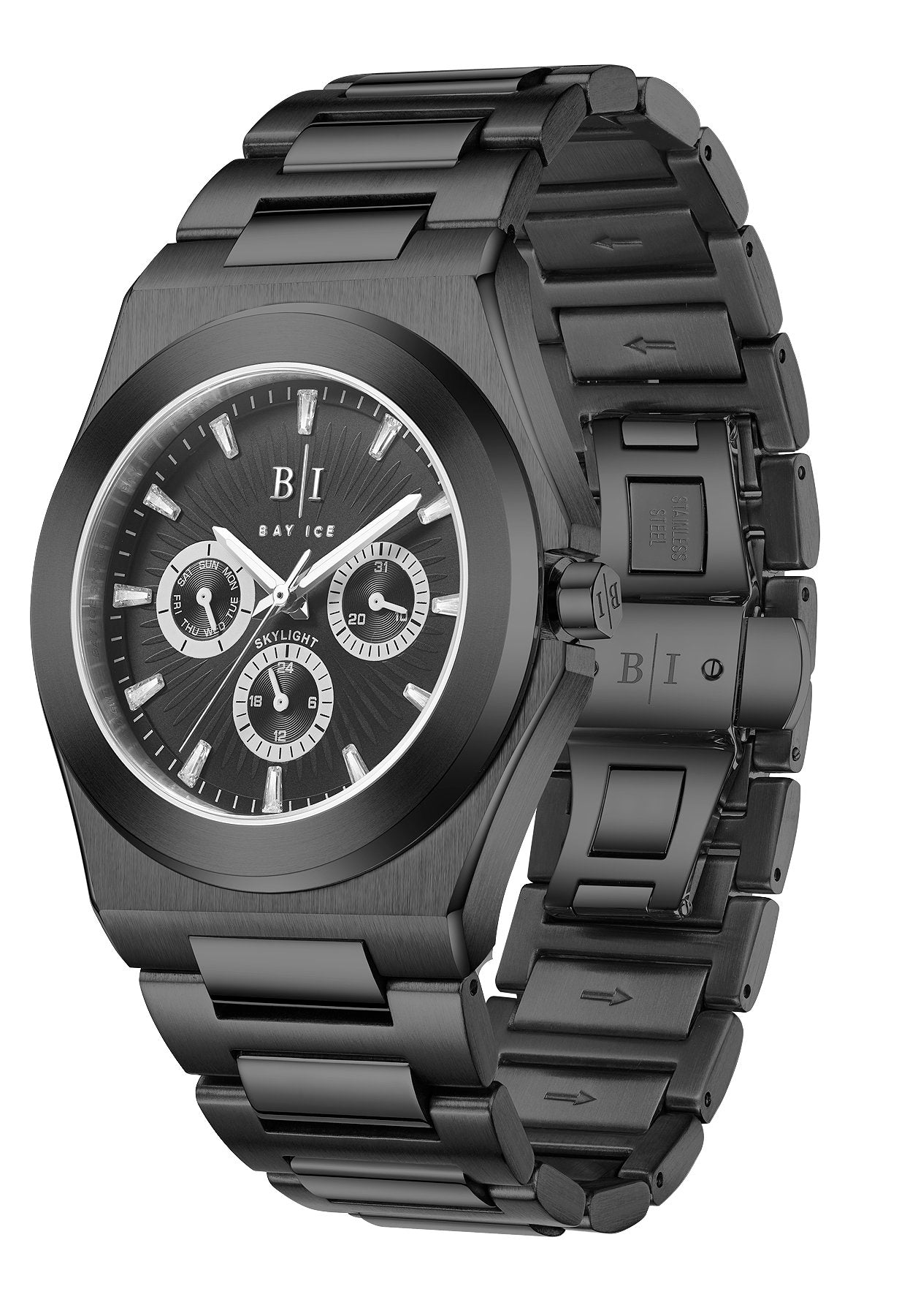 Bay Ice Skylight Watch - All Black