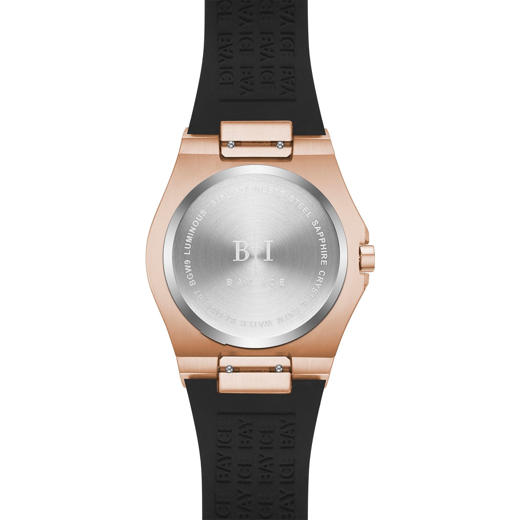 Bay Ice Skylight Stardust VVS Bezel Buss down Watch - Rose Gold