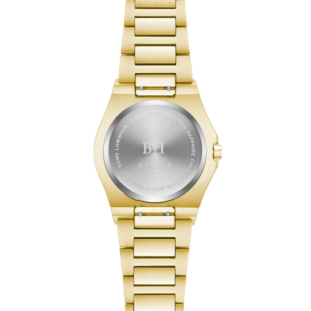 Bay Ice Skylight Stardust Watch - Gold and Black Dial