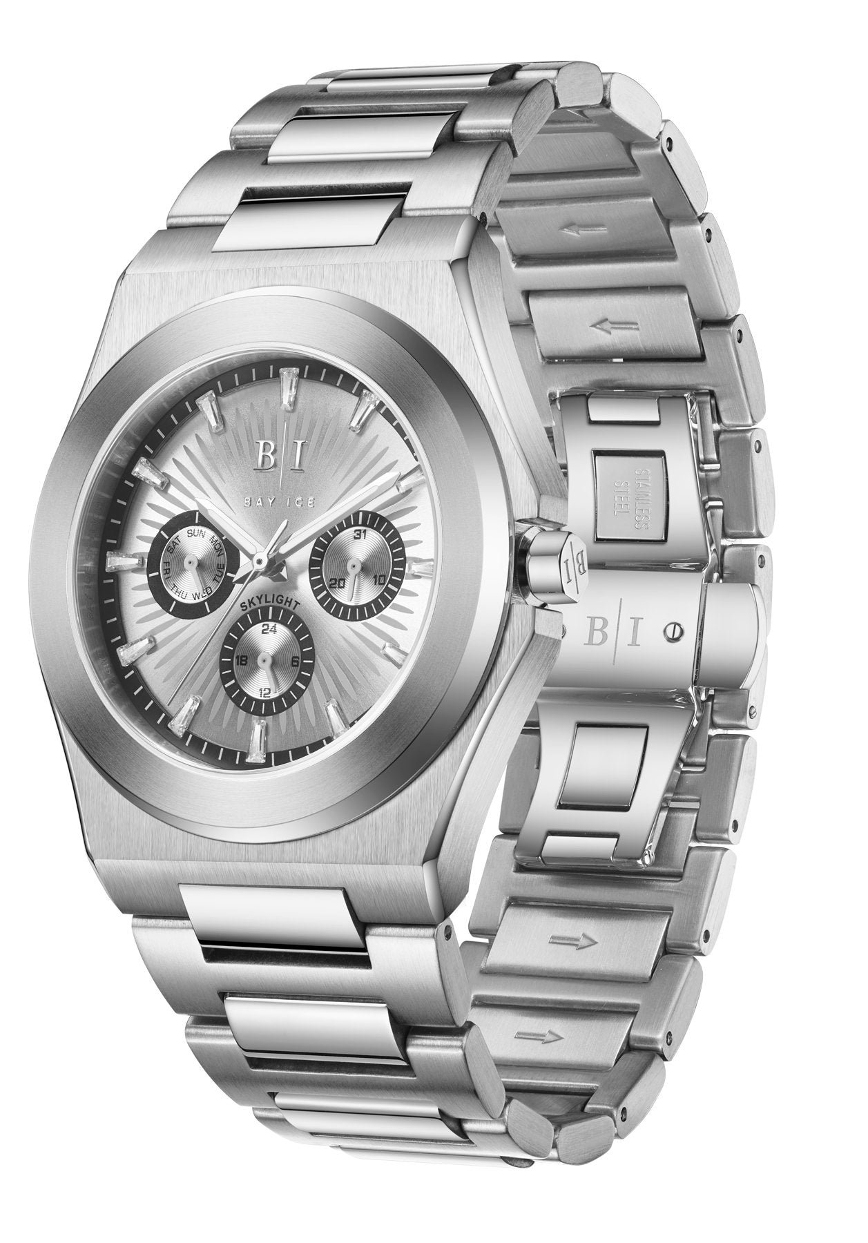 Bay Ice Skylight Watch - Silver