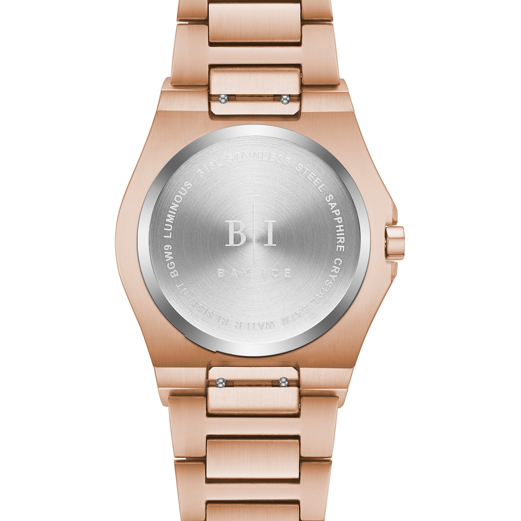 Bay Ice Skylight Watch - Rose Gold and Chocolate Dial