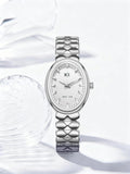 Bay Ice Halo - 26mm Watch Plain Silver and White Dial