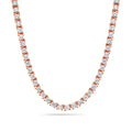 14KT Gold VVS Lab Diamond Tennis Chain