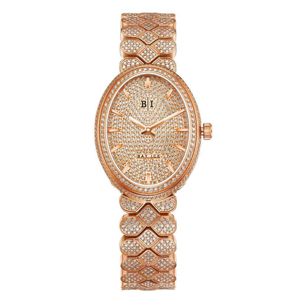 Bay Ice Halo - 26mm Bussdown Rose Gold Watch