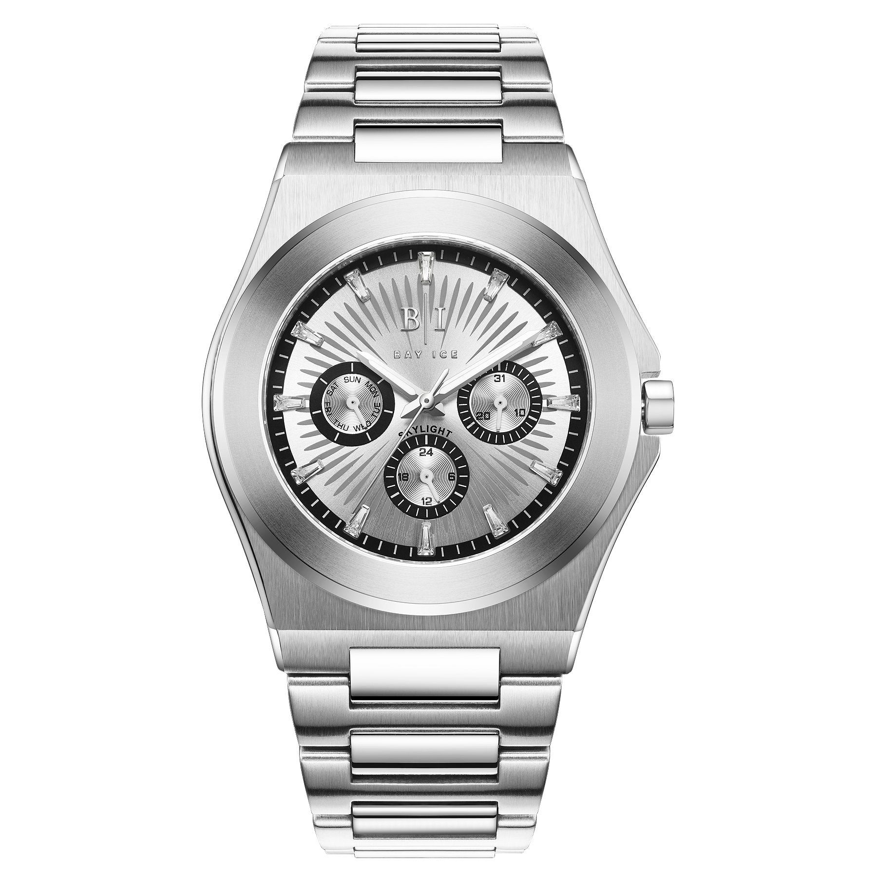 Bay Ice Skylight Watch - Silver