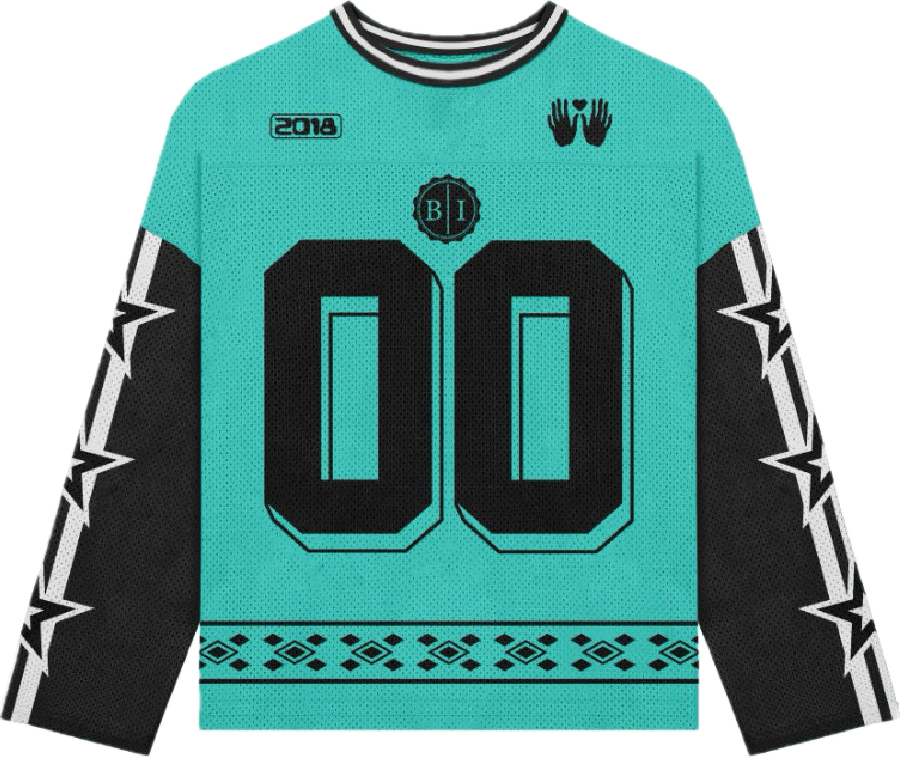 Bay Ice Long Sleeve 00 Jersey - Turquoise