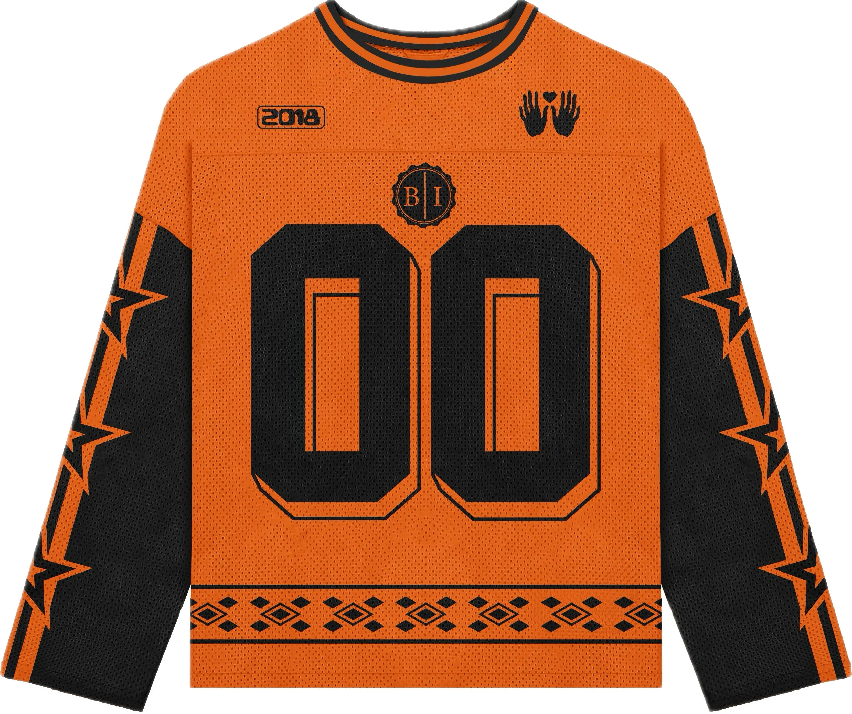 Bay Ice Long Sleeve 00 Jersey - Orange