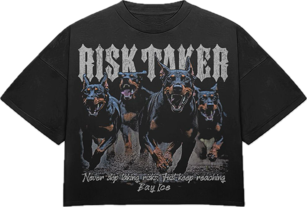Bay Ice Risk Taker - Black T-shirt