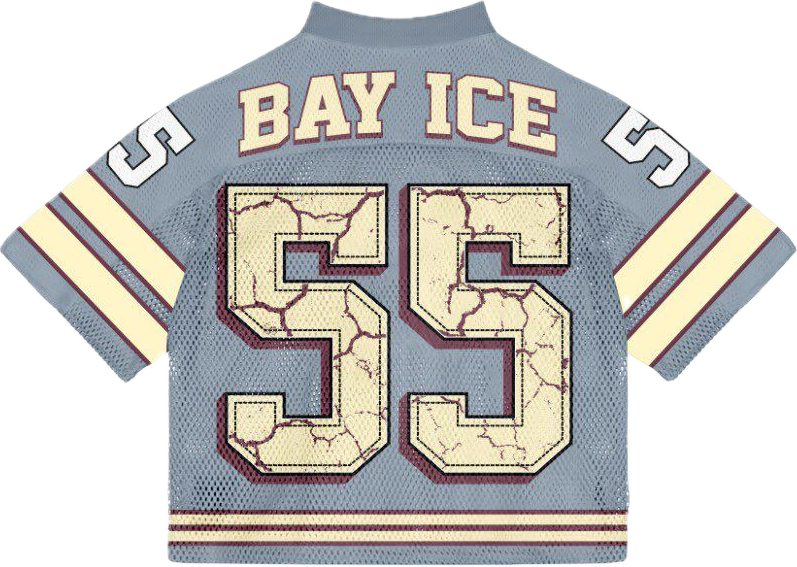 Bay Ice Full Mesh 55 Jersey - Gray-Blue