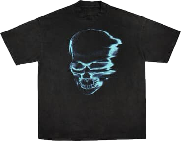 Bay Ice Skull Spider Black Print