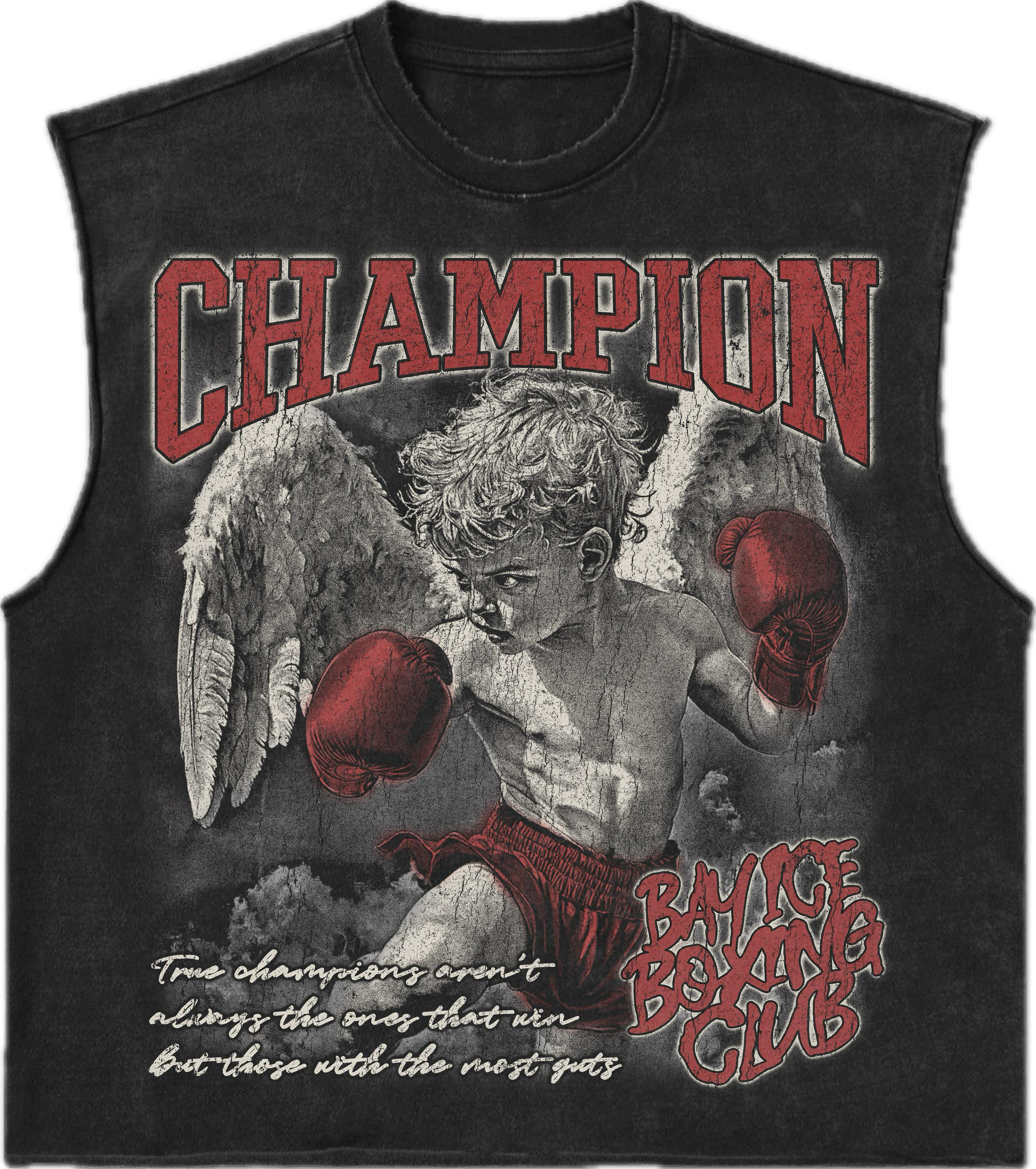 Bay Ice Champion Black Sleeveless Tank