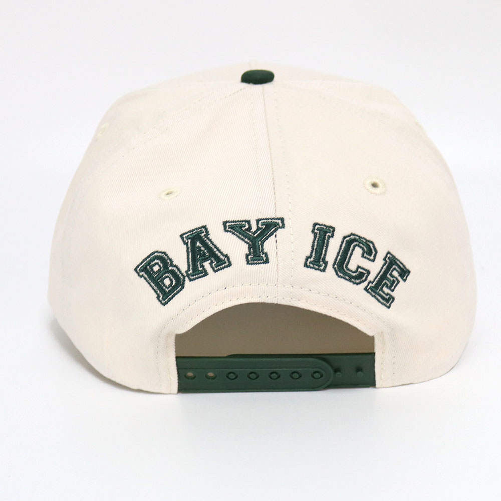 Bay Ice B Cap - Off White and Green