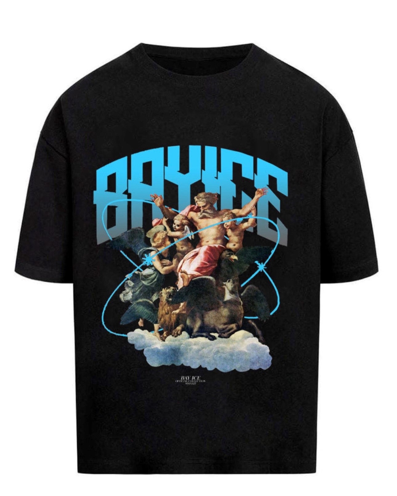 Bay Ice Black Greek Art T-shirt