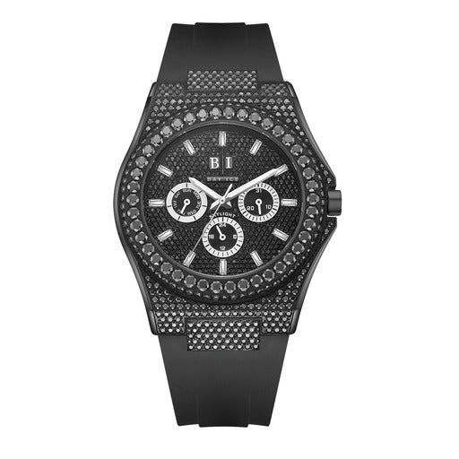 Bay Ice Skylight VVS Bezel Bussdown Watch - All Black