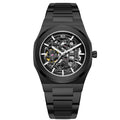 Bay Ice 001 Automatic Skeleton Watch - All Black