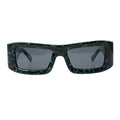 Bay Ice Nova Glasses - Green Marble