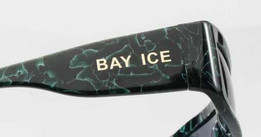 Bay Ice Nova Glasses - Green Marble