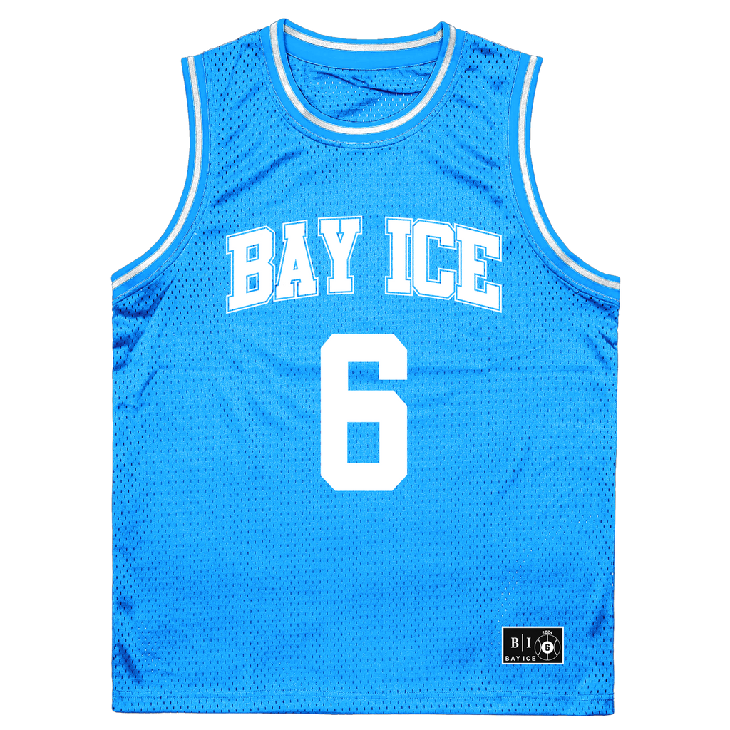 Bay Ice Basketball 6 Jersey - Blue