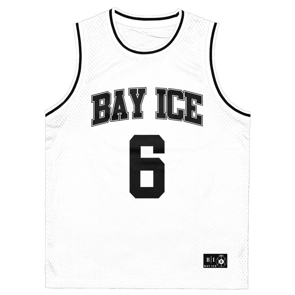 Bay Ice Basketball 6 Jersey - White