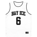 Bay Ice Basketball 6 Jersey - White