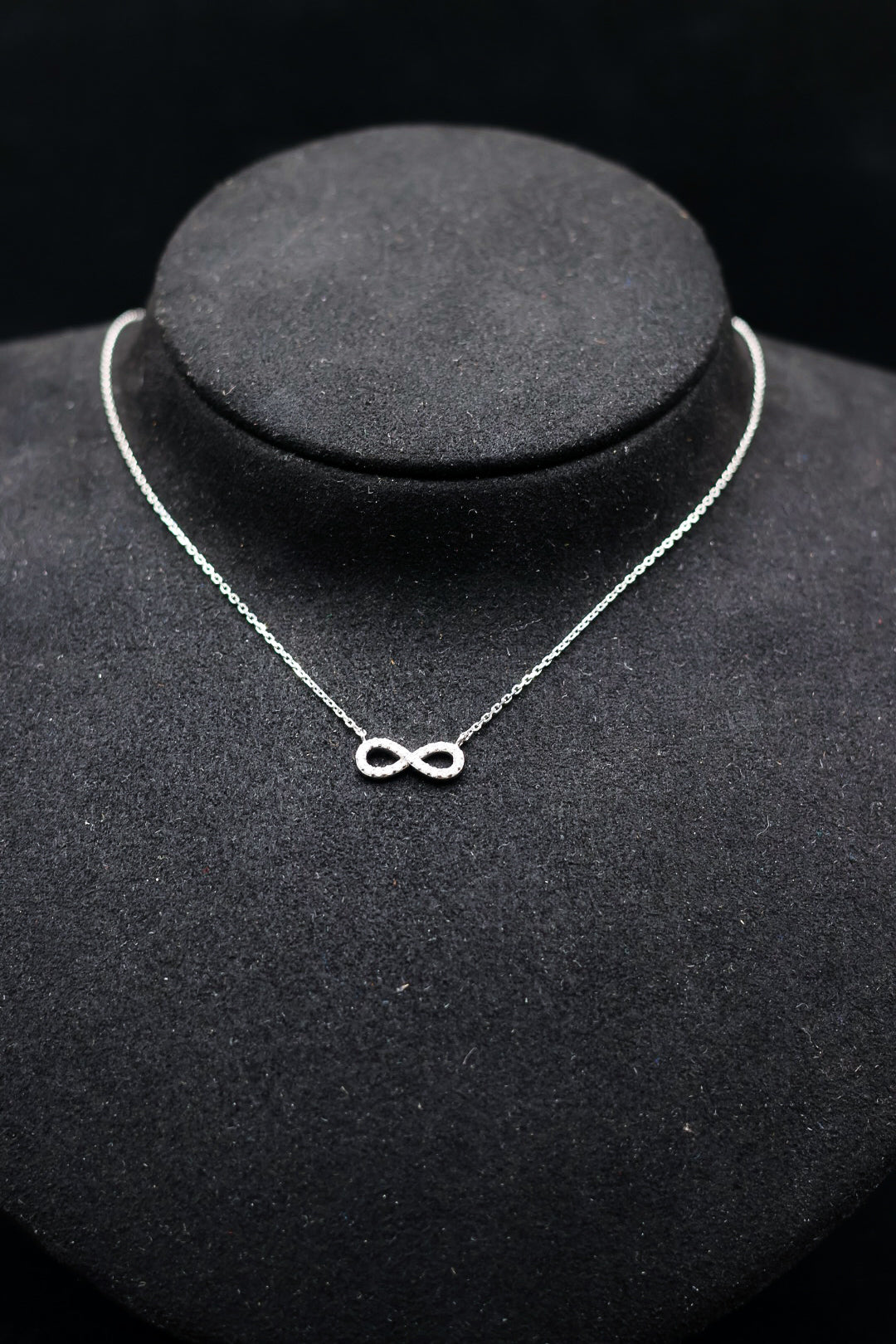 Lab Grown Diamond  Female Infinity Necklace