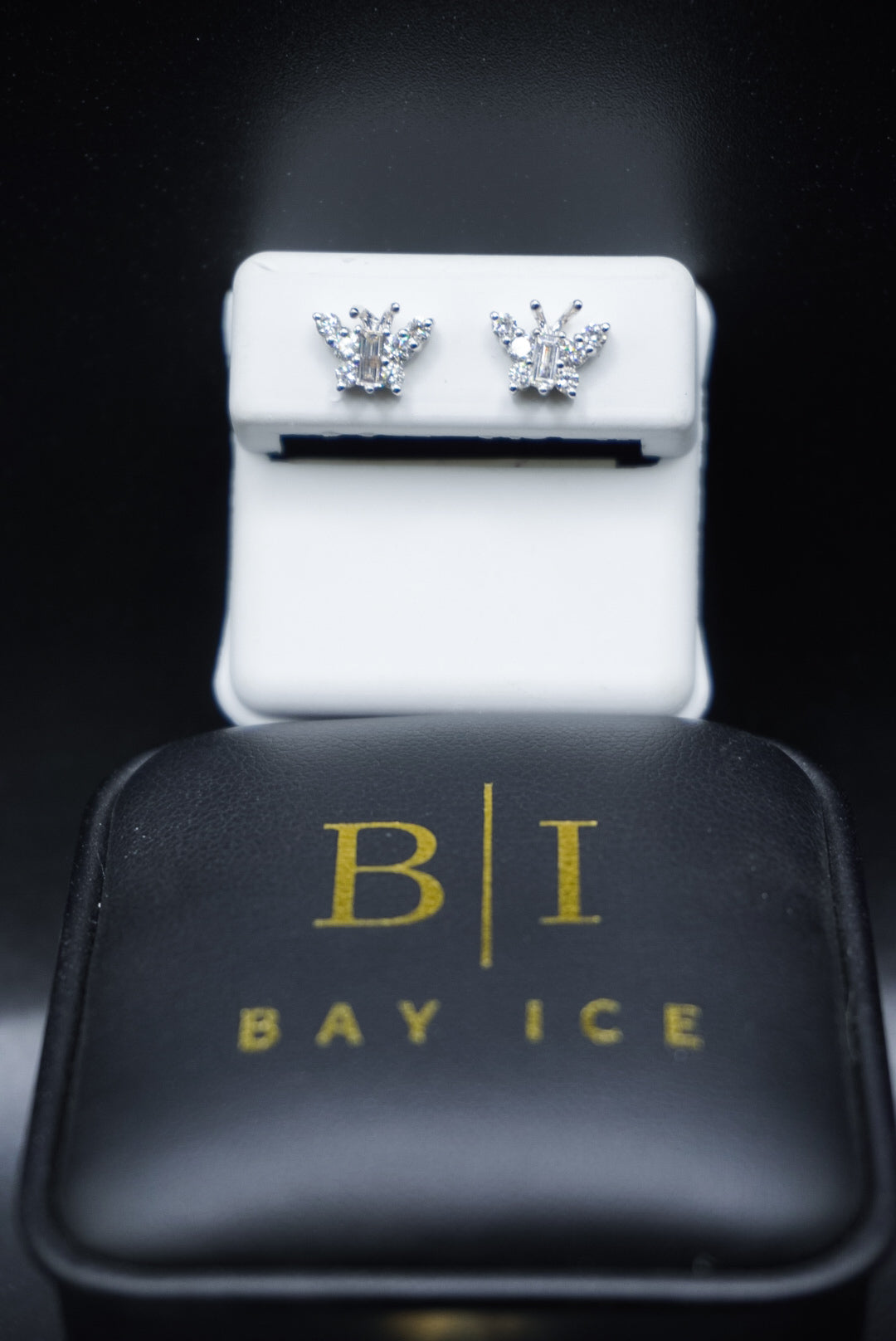 14KT WG 0.50 CCTW Natural Diamond Earrings