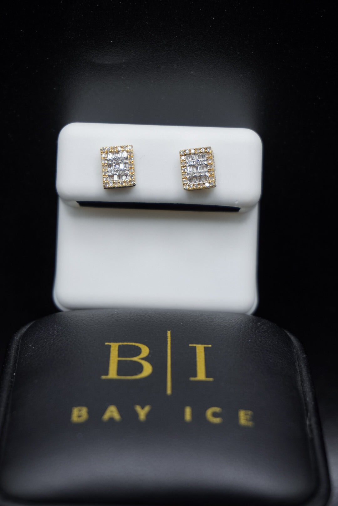 10K 0.54CT Natural Diamond Earring