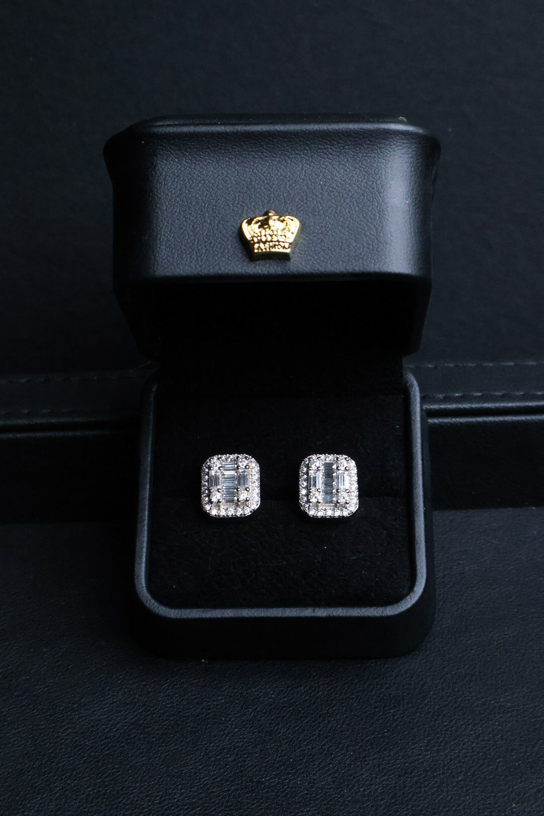 Square Diamond Studs