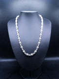 925 Silver and VVS Moissanite Ball Necklace