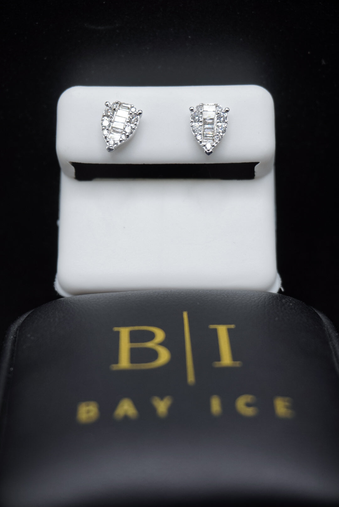 14K 0.48 CT Natural Diamond Earring