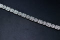 925 Silver and VVS Moissanite  Bracelet