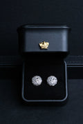 Round Diamond Crystal Studs
