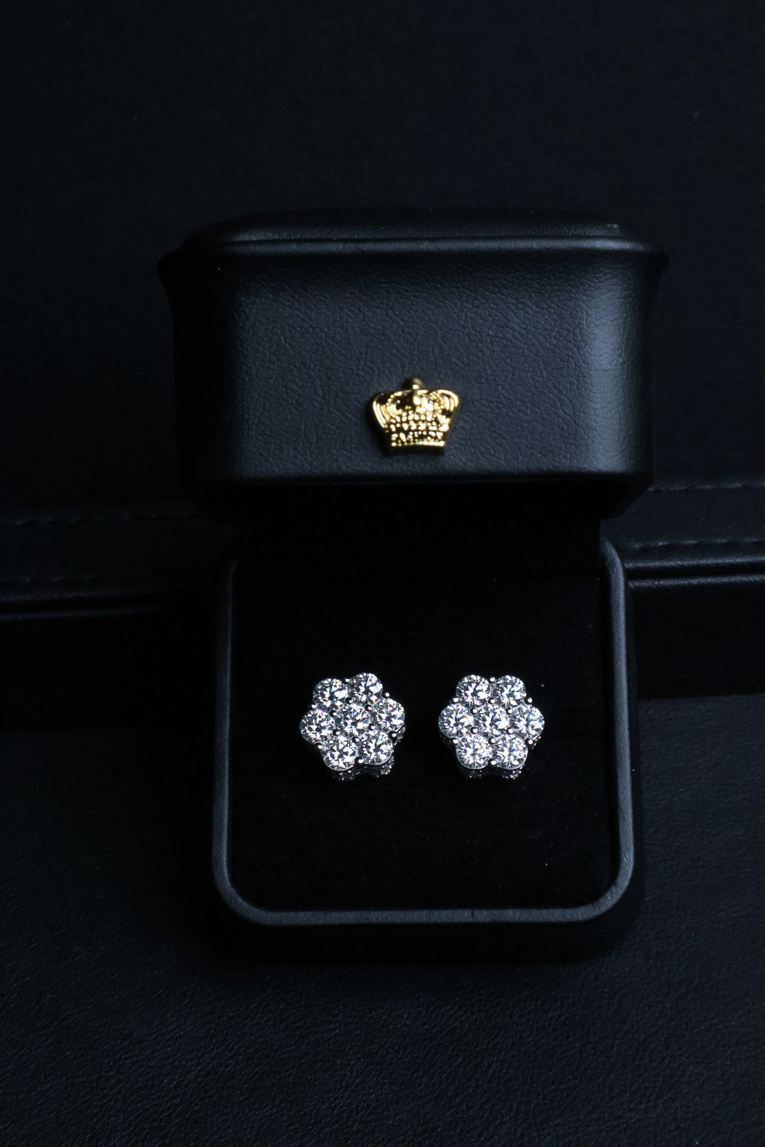 Flower Crystal Studs