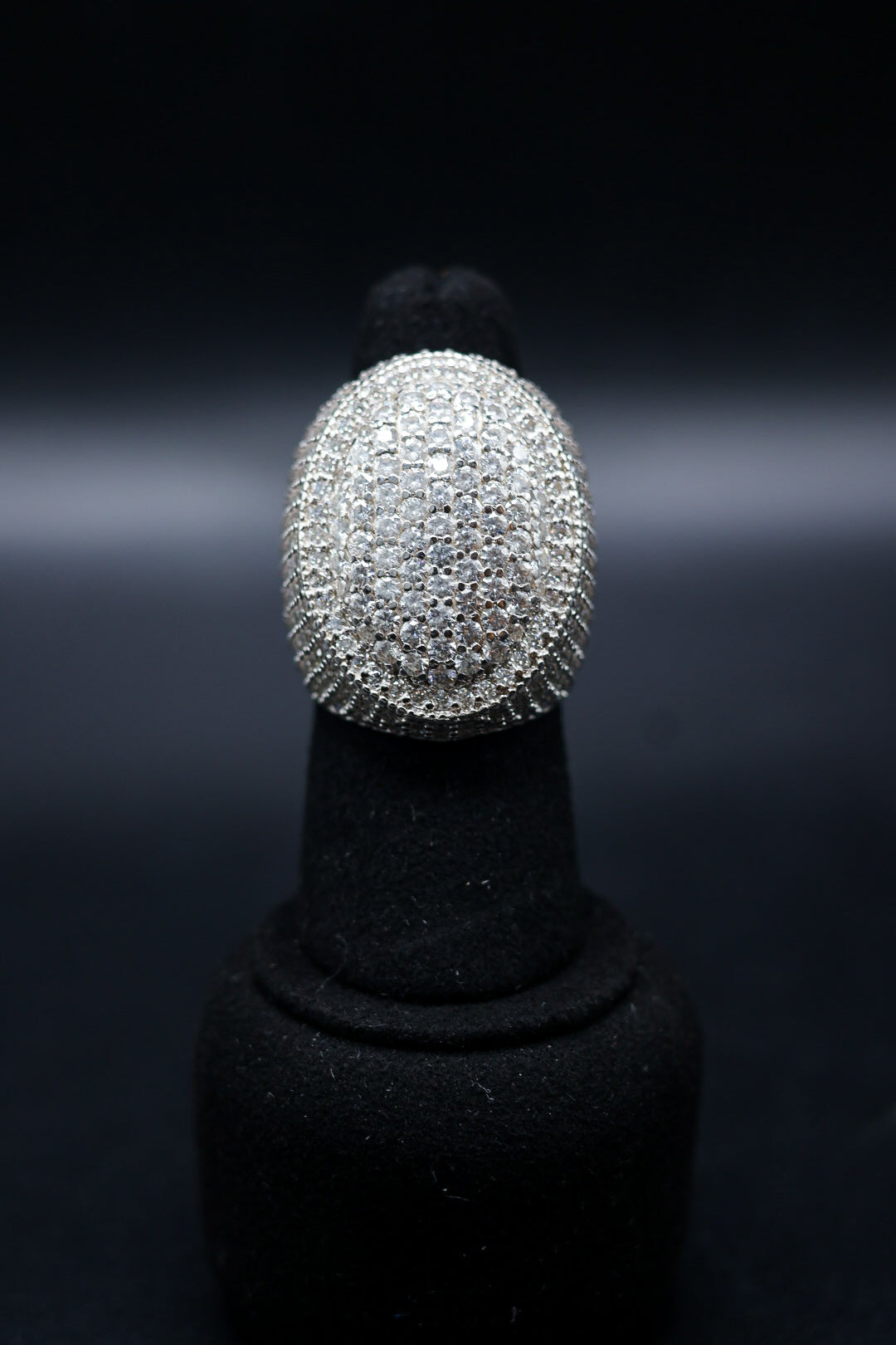 925 Silver and VVS Moissanite Oval Rings