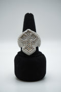 925 Silver and VVS Moissanite Baguette Ring