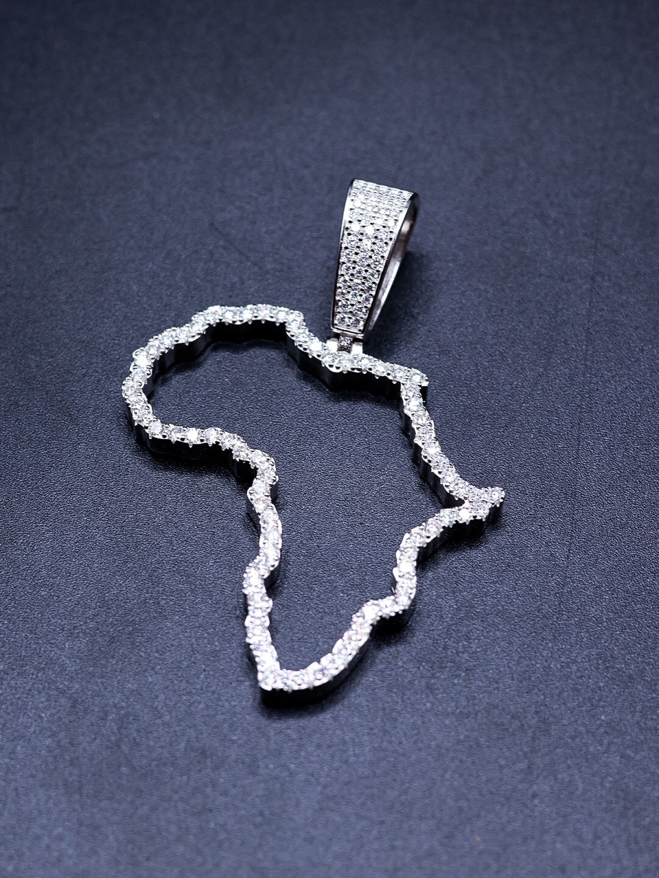 925 Silver Map of Africa Pendants
