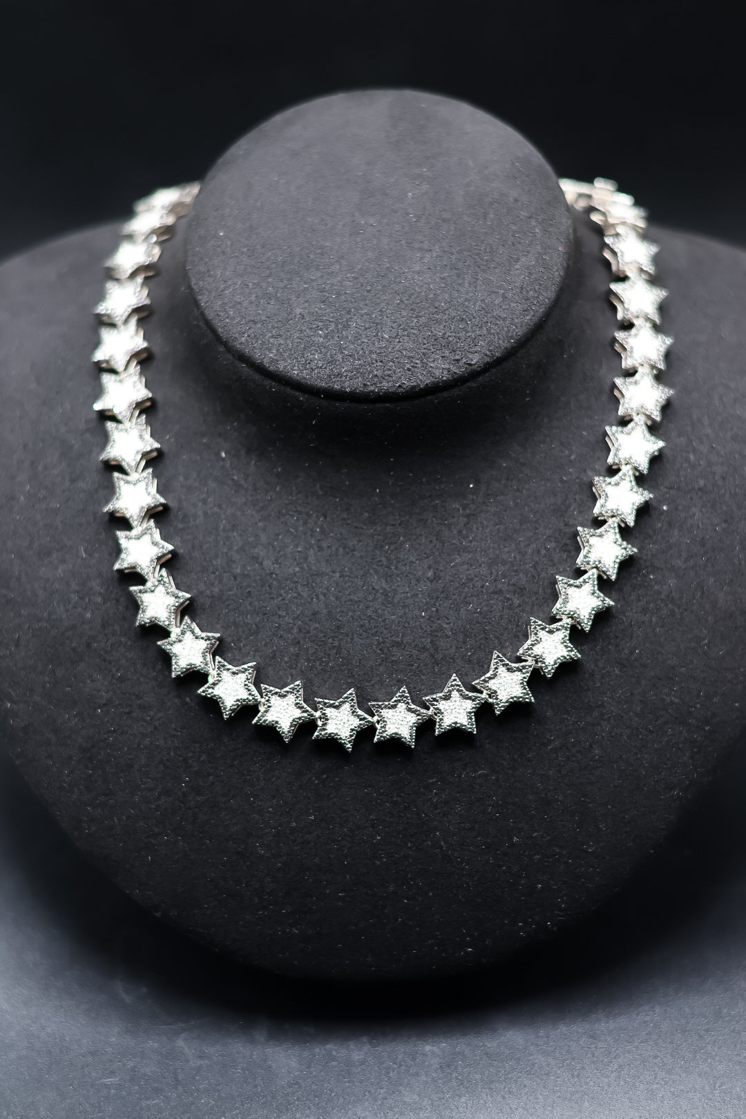 925 Silver and VVS Moissanite Star Necklace
