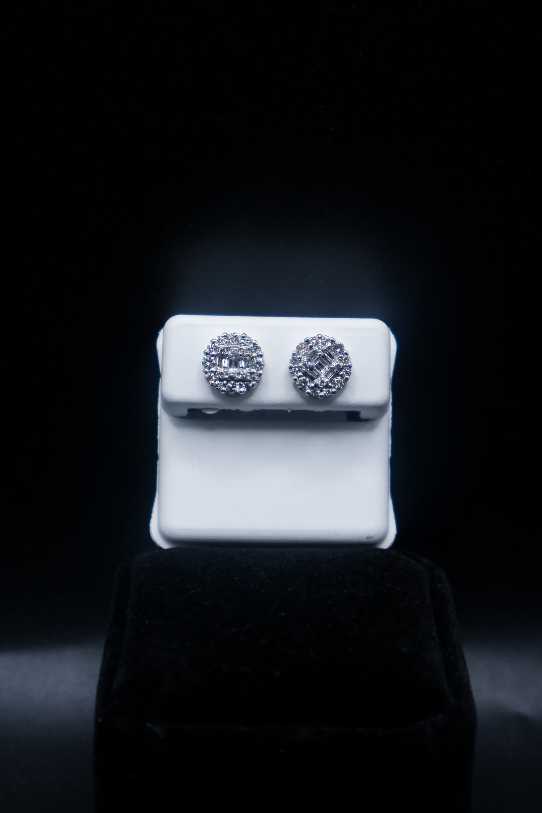 10KT WG 0.70 CTTW Natural Diamond Earrings