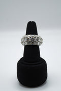 925 Silver and VVS Moissanite Baguette Ring Band