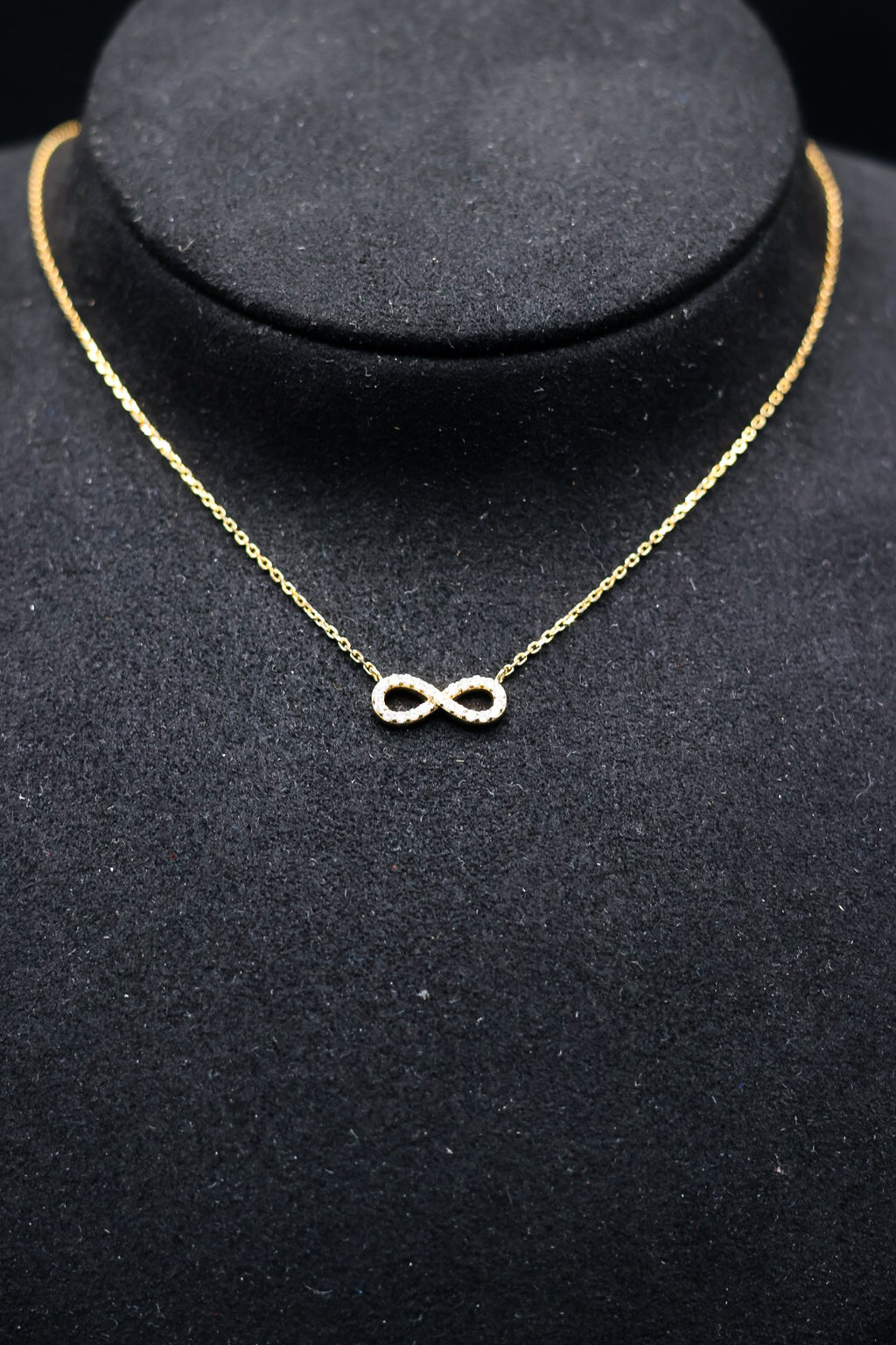 Lab Grown Diamond  Female Infinity Necklace