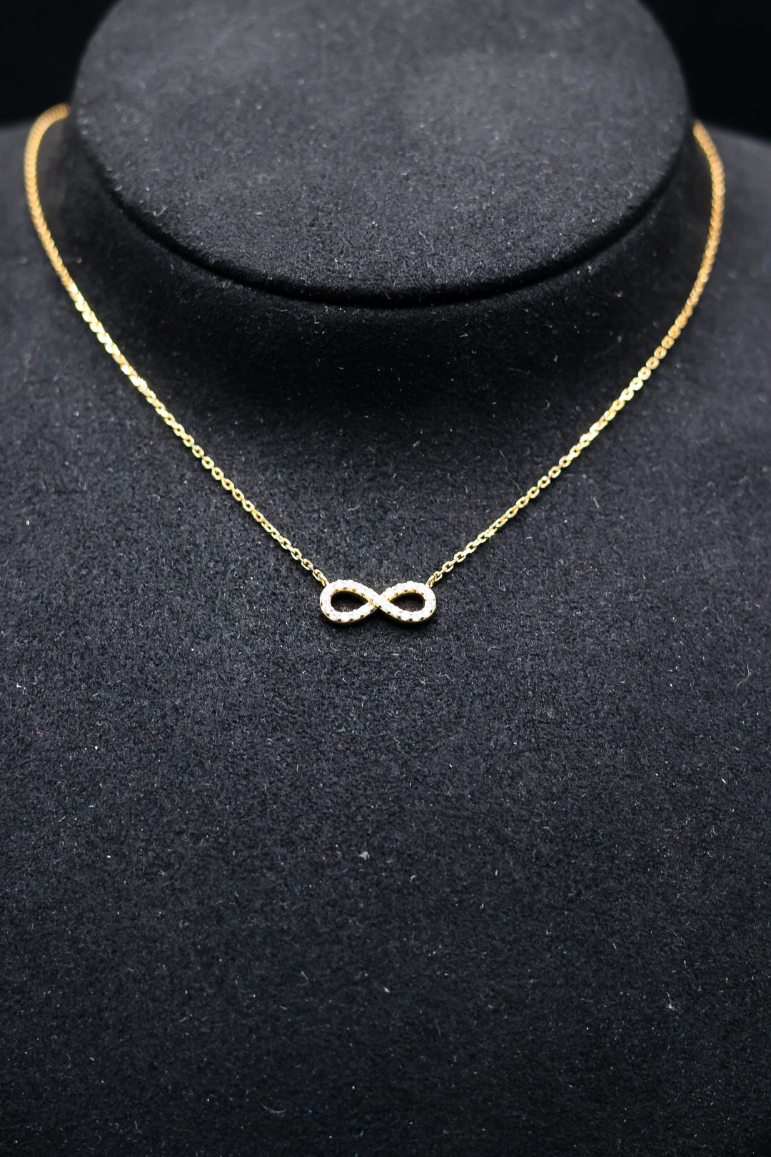 Lab Grown Diamond  Female Infinity Necklace