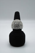 925 Silver and VVS Moissanite Baguette Ring