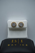 14KT YG 0.47 CT Natural Diamond Earrings