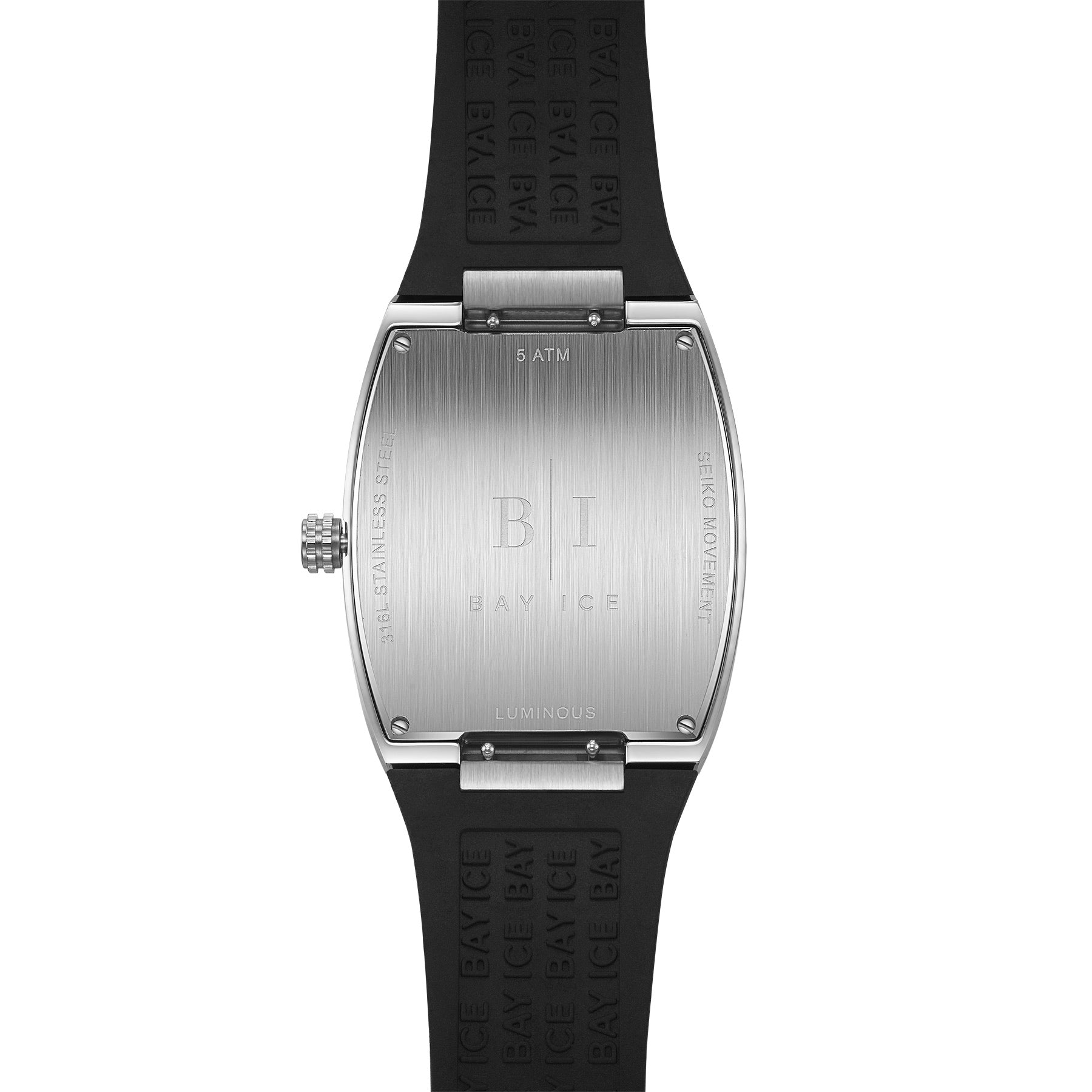 Bay Ice Spacecraft VVS Bussdown Watch - Silver