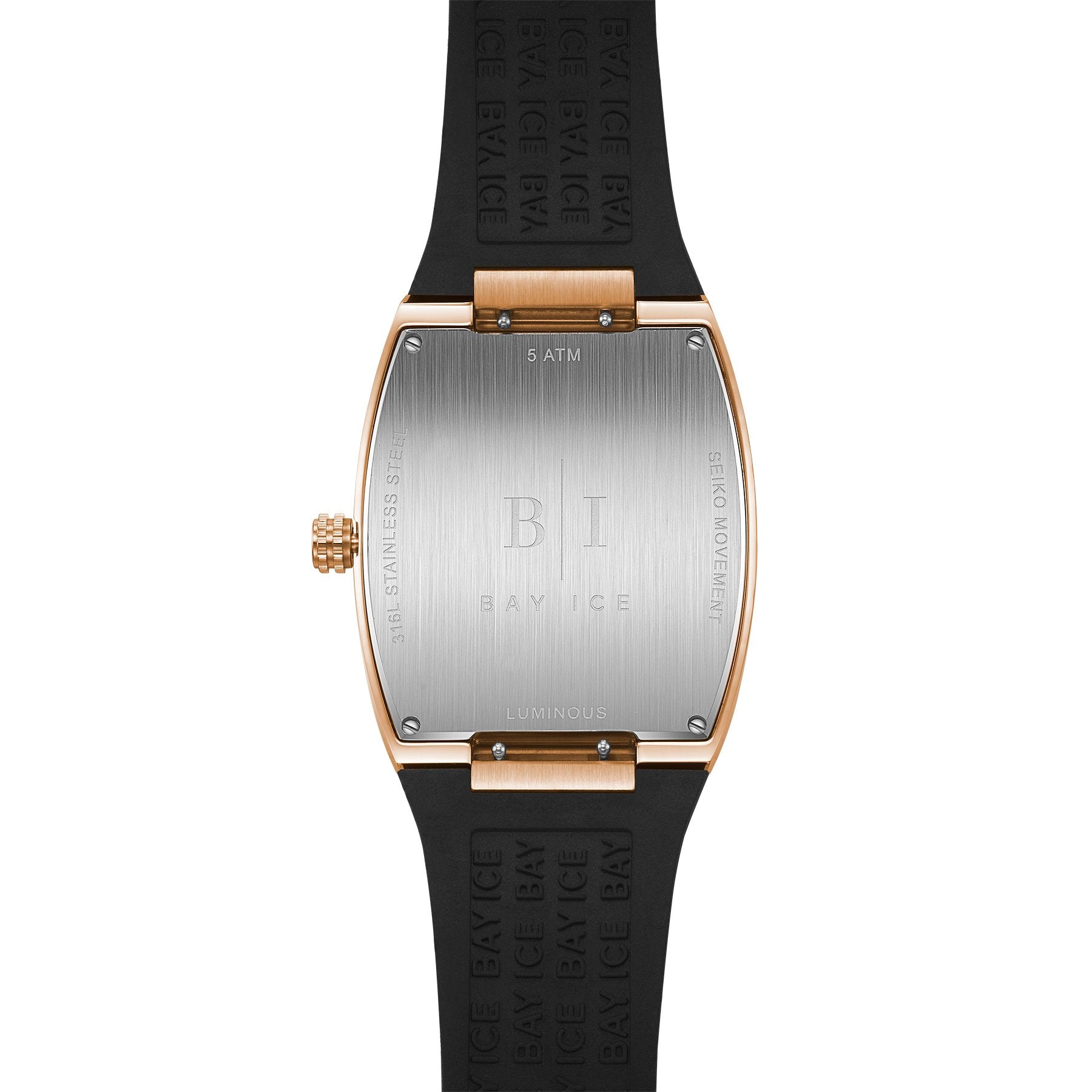 Bay Ice Spacecraft Watch - Rose gold and Chocolate Dial
