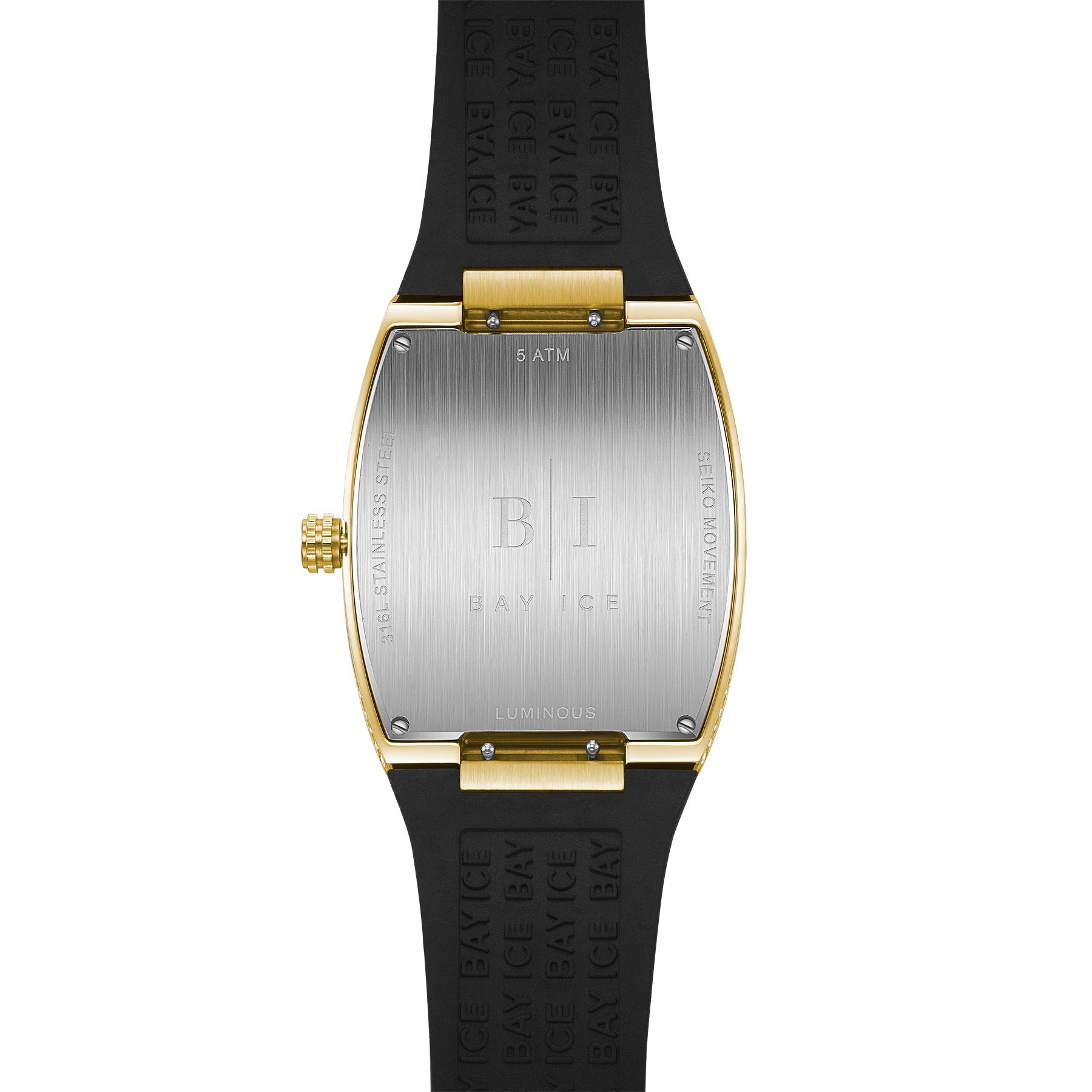Bay Ice Spacecraft VVS Bussdown Watch - Yellow Gold