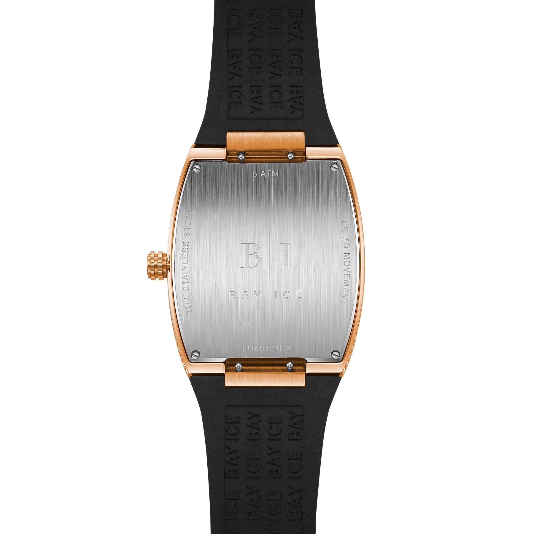 Bay Ice Spacecraft VVS Bussdown Watch - Rose Gold