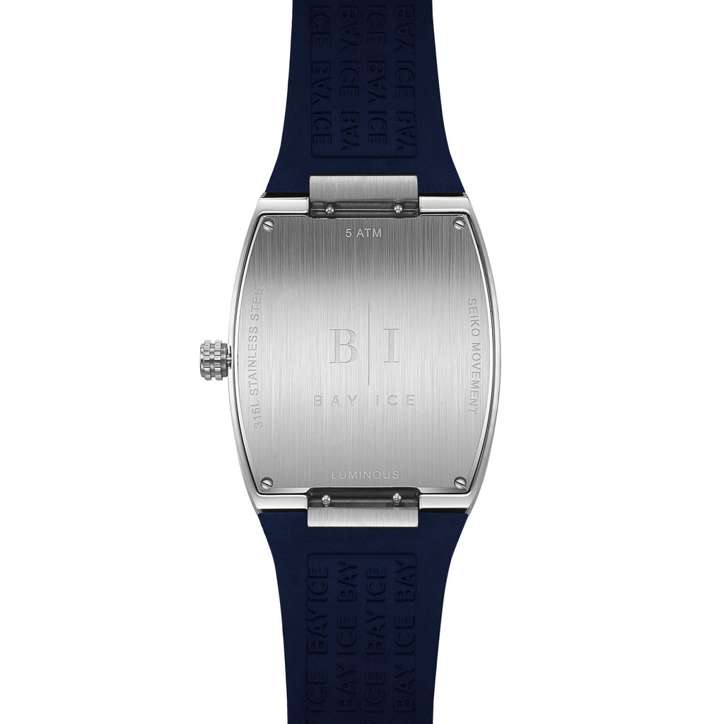 Bay Ice Spacecraft Watch - Silver and Blue  Dial
