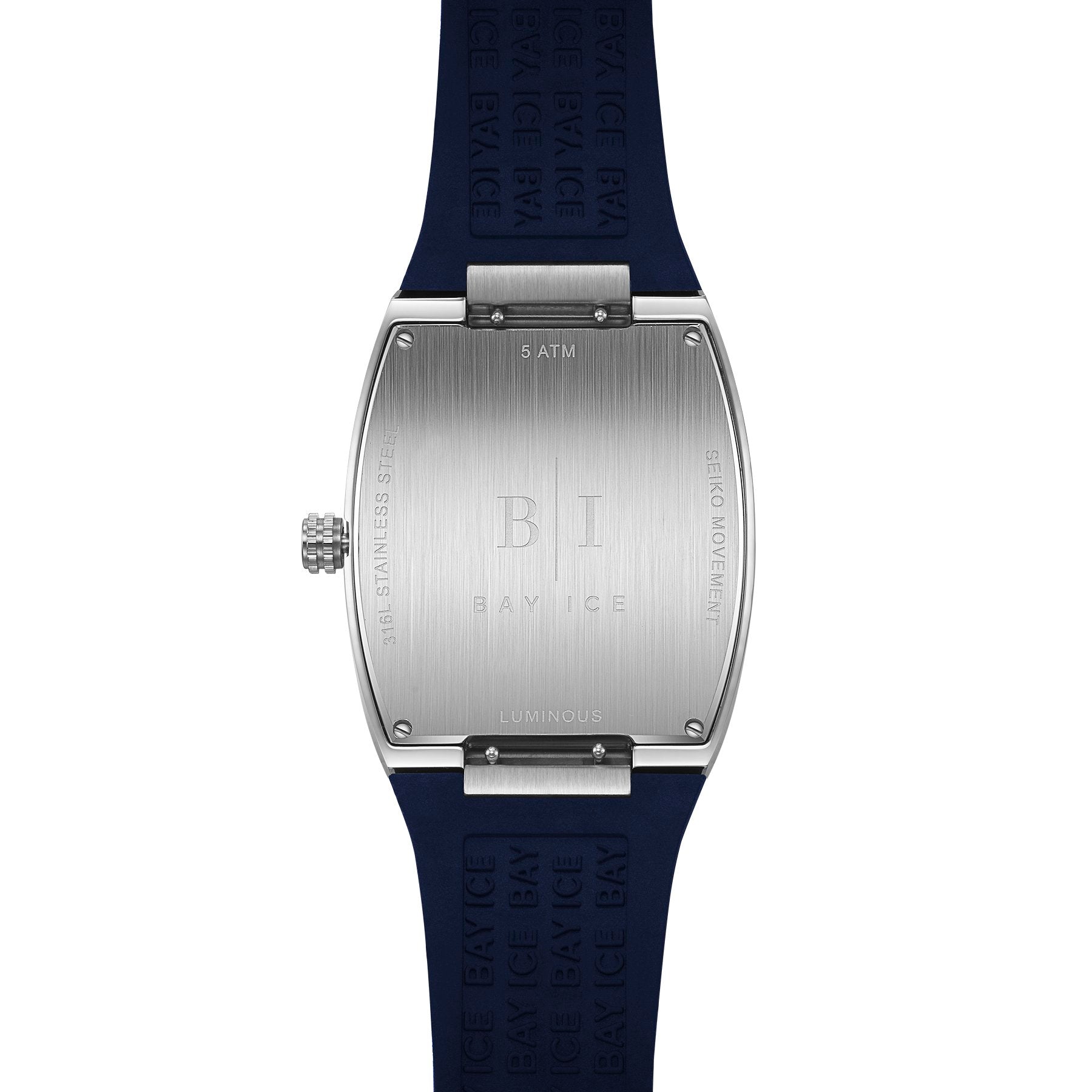 Bay Ice Spacecraft Watch - Silver and Blue  Dial
